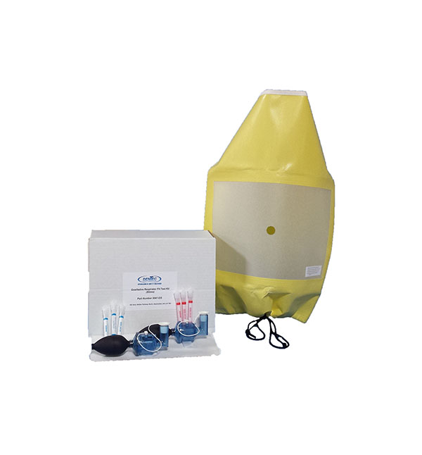 Fit Test Kit, Bitrex, includes fit test hood, nebulizer #1, nebulizer #2, sensitivity solution, fit test solution, two sets of replacement nebulizer inserts.