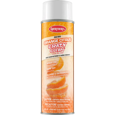 ORANGE CITRUS CRAZY CLEAN AEROSOL 20-OZ