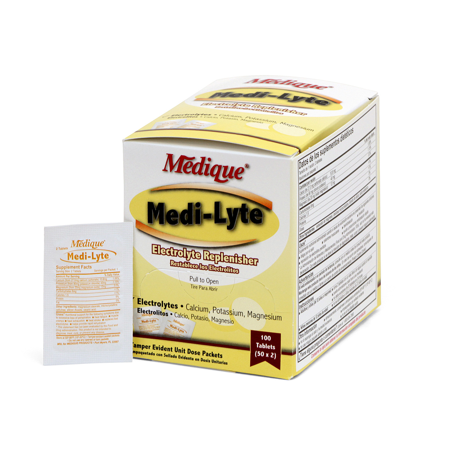 MED MEDI-LYTE TABS 50/BX