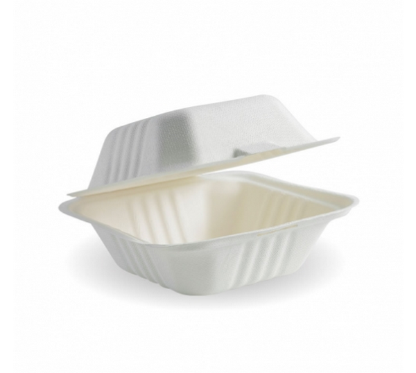 47B003 SML HINGED CONTR HVY/WT CMPSTBL SUGARCANE 6X6 WHITE