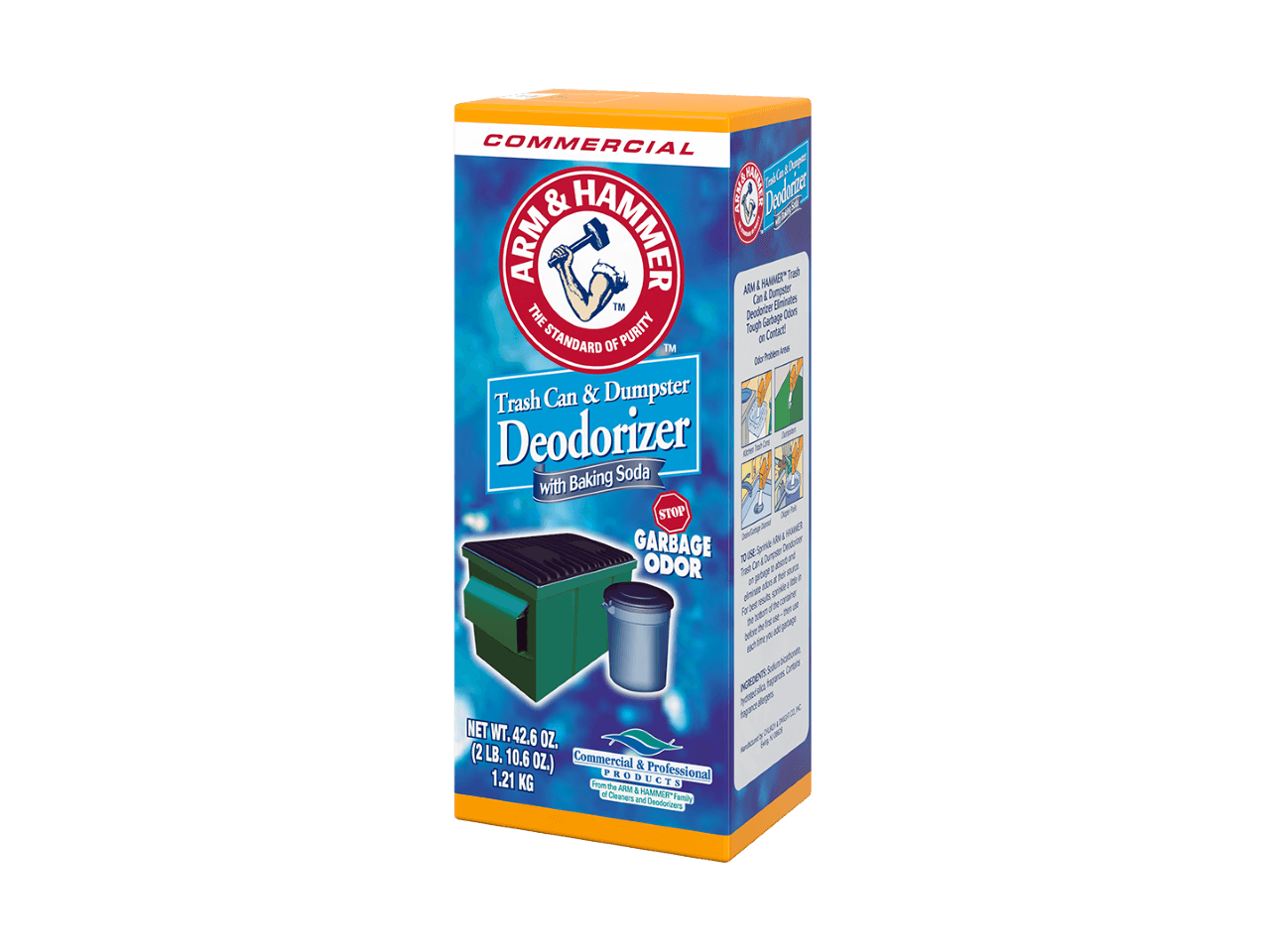 TRASH CAN/DUMPSTER DEODORIZER 42.6-OZ SHAKER CTN