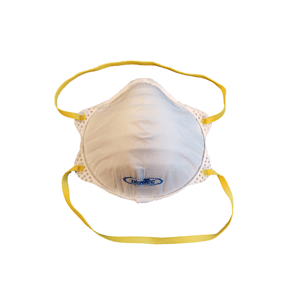 COMFORT-EASE® N95 Disposable Respirator, Cup Shape Flat Fold