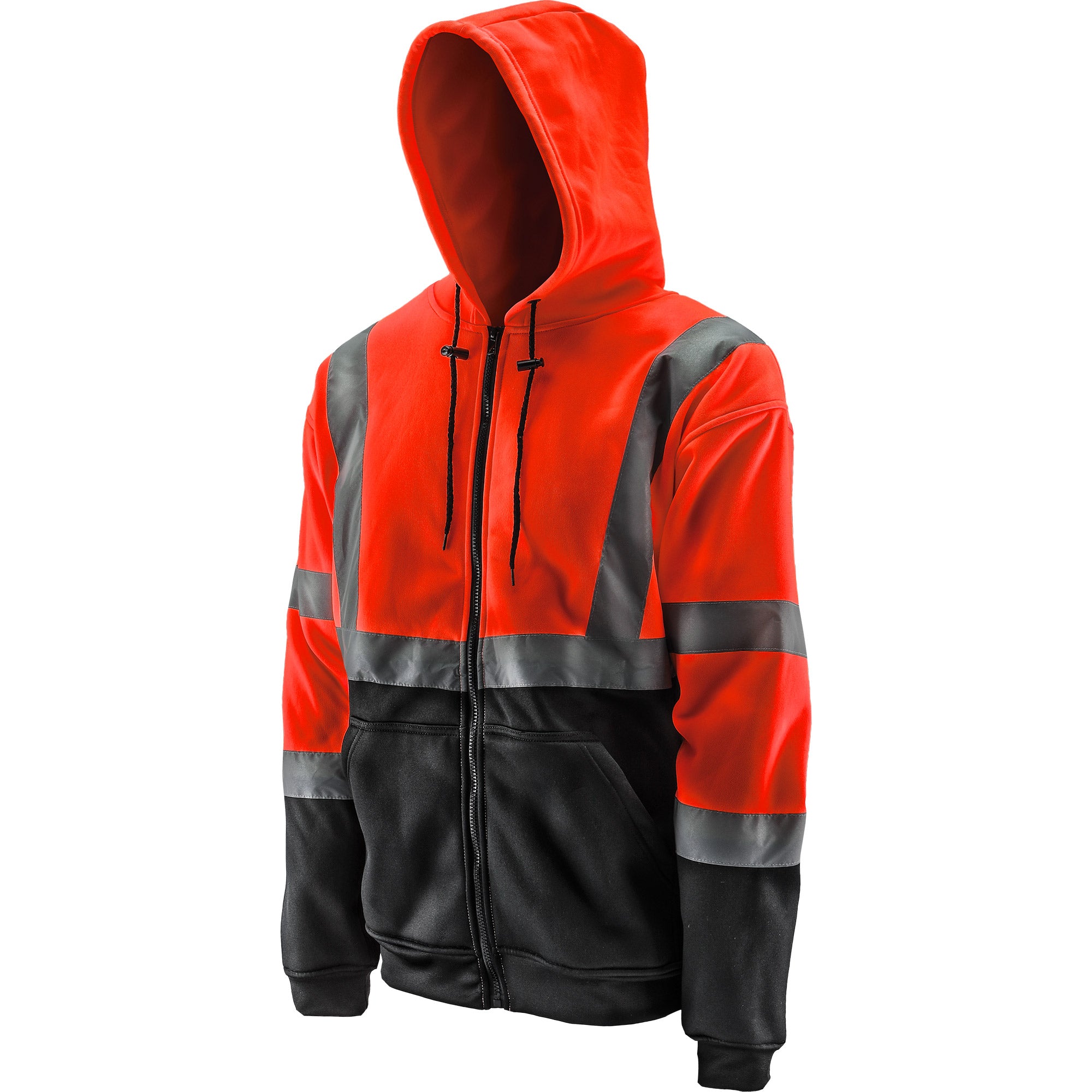 LIFT Viz-Pro Hoodie (Hi-Viz Orange/Black)