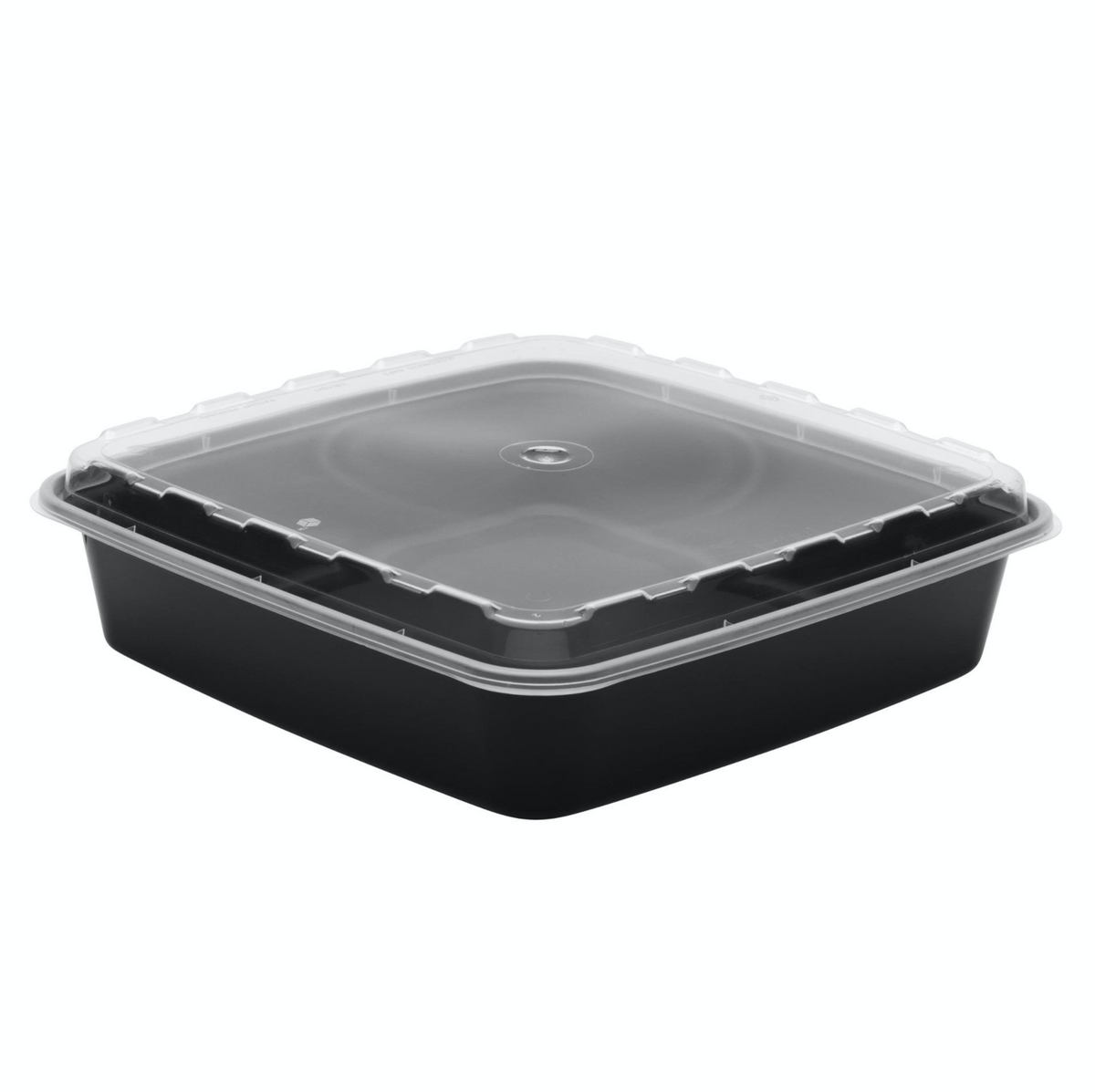CUBE 48-OZ SQR COMBO PP BLACK 8.5X8.5X1.87