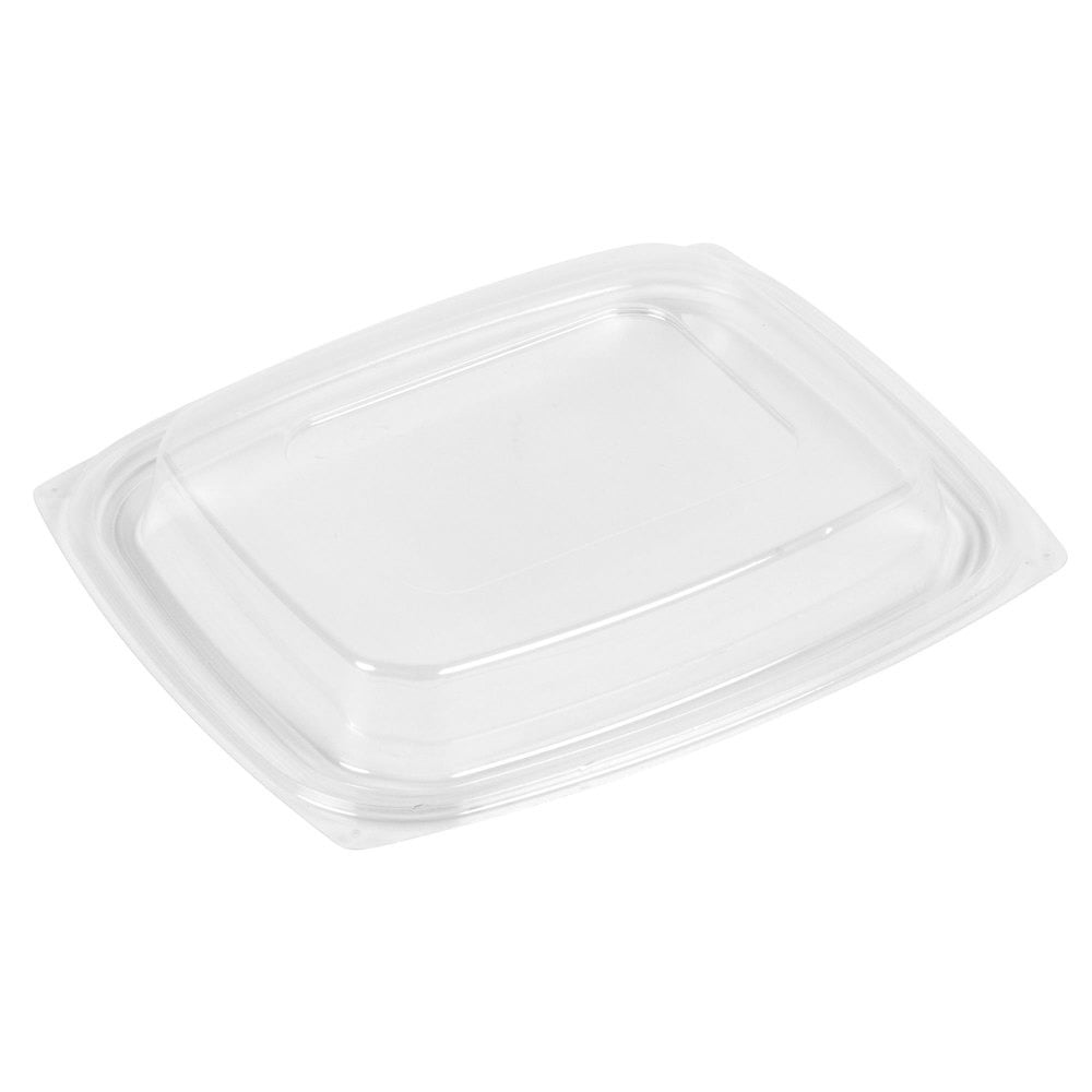 RECTANGLE LID F/ 28/38-OZ P/P CLEAR