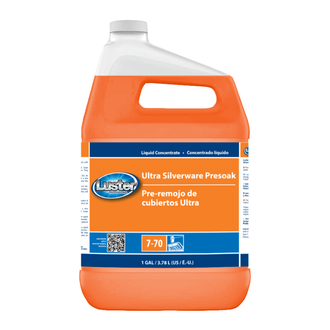 LUSTER SILVERWARE PRESOAK ULTRA CONCENTRATE 1-GAL ORANGE