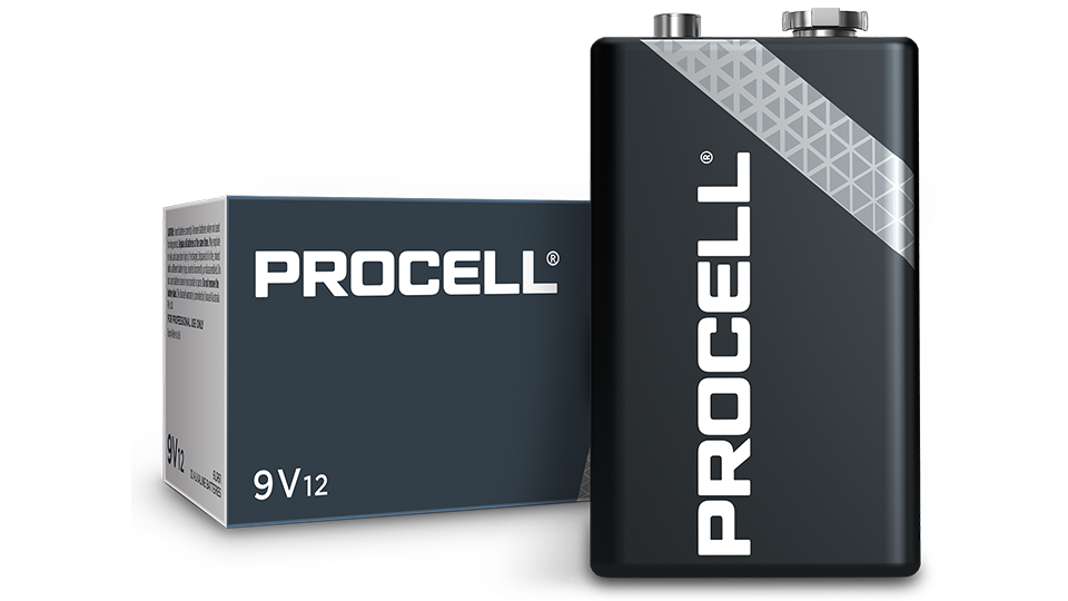 PC1604BKD PROCELL BATTERY 9V BULK 12-CT