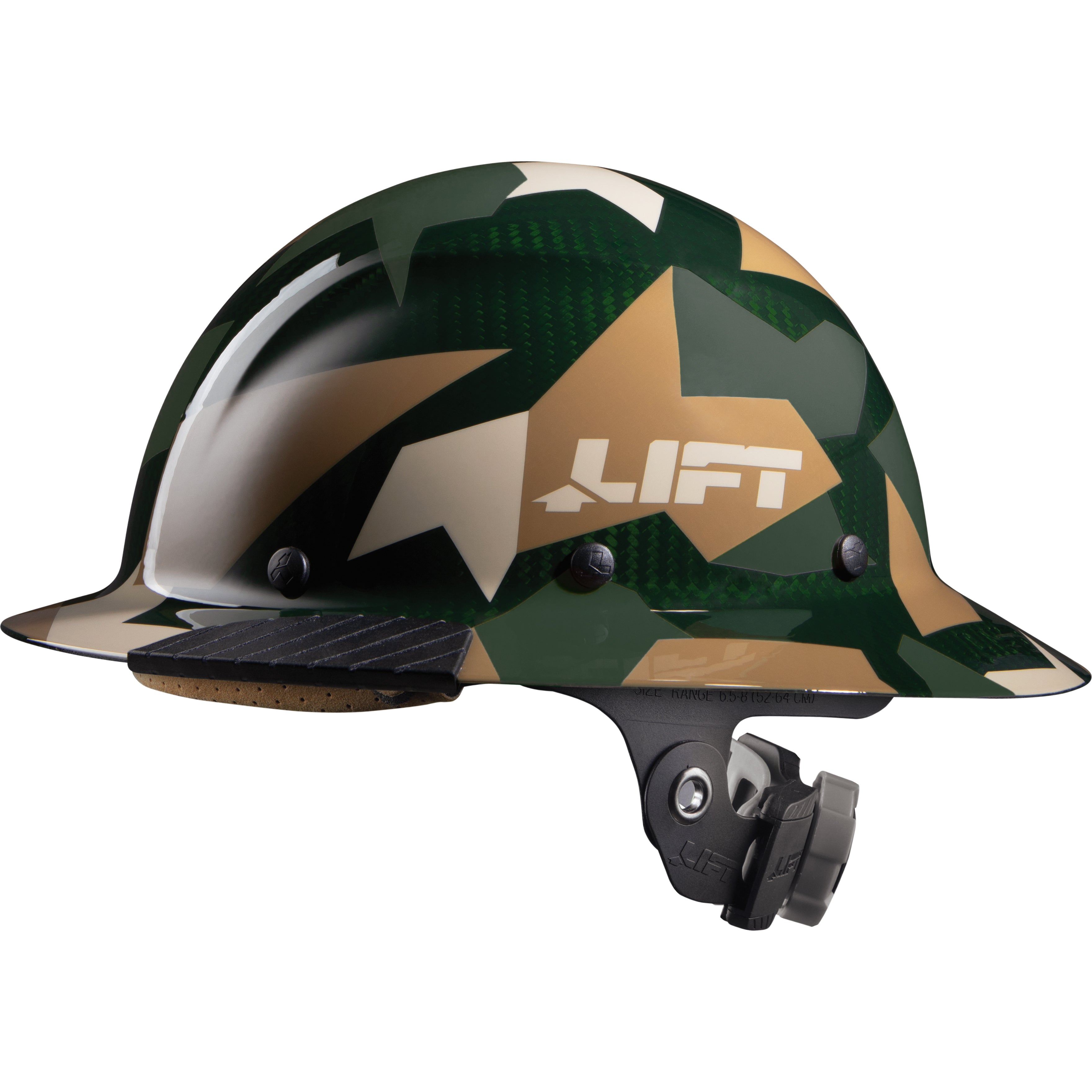 DAX Carbon Fiber Hard Hat (Jungle Camo Gloss)