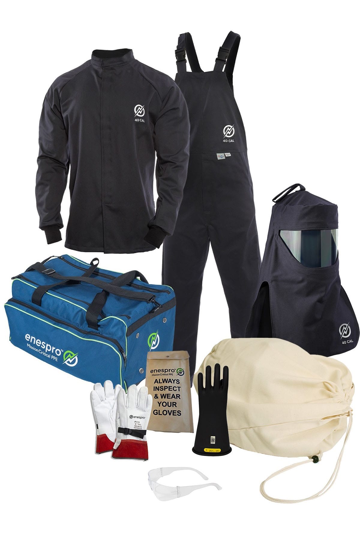Enespro CAT 2 Arc Flash Accessory Kit - clothing not included