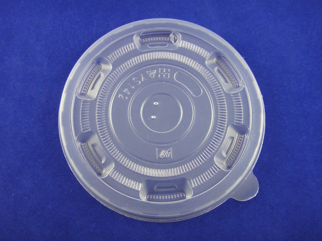 ECORCLID8-32-PP RECESSED LID PP 8-32OZ THERMOFORMED LID CLR