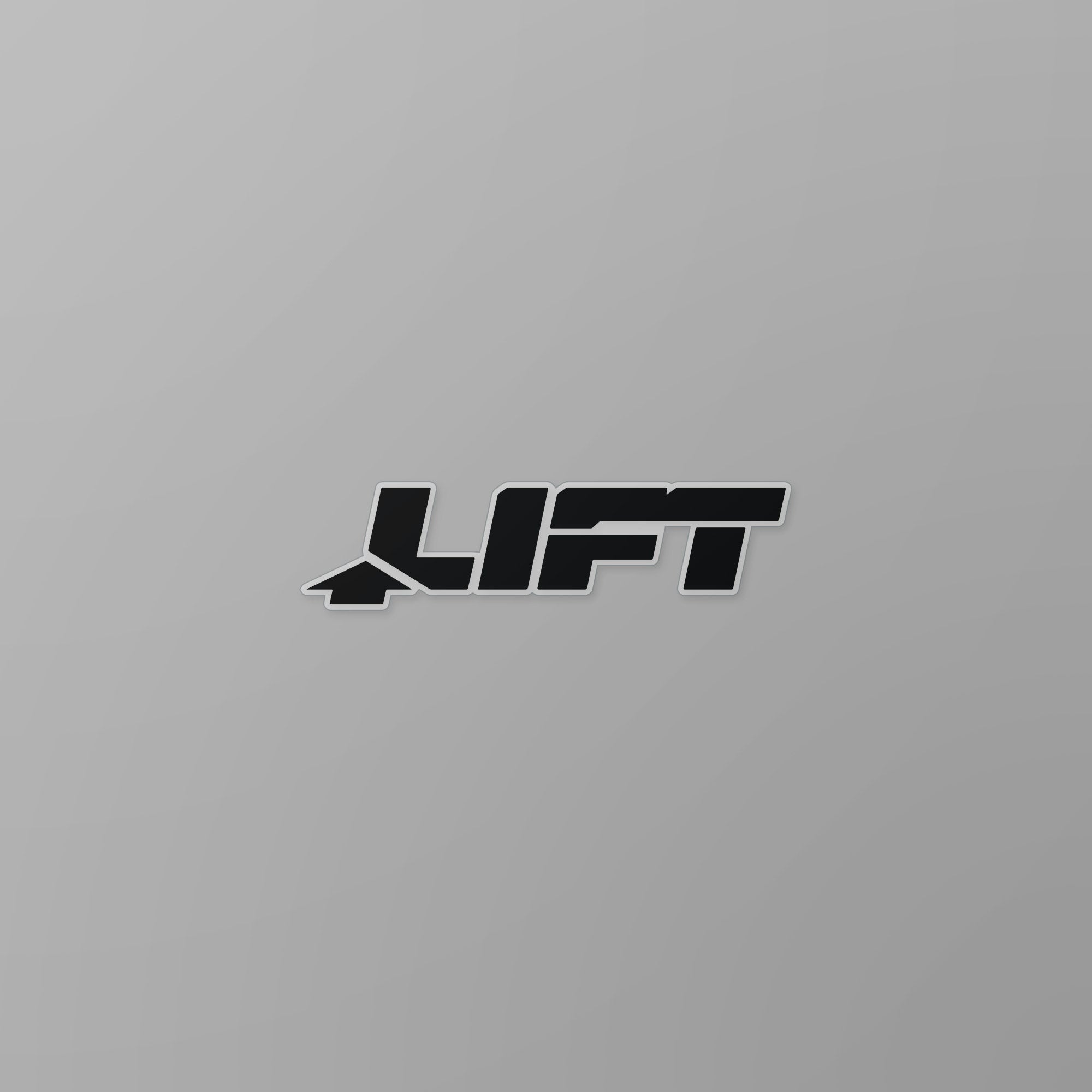 LIFT 3"" STICKER BLK - INDIVIDUAL