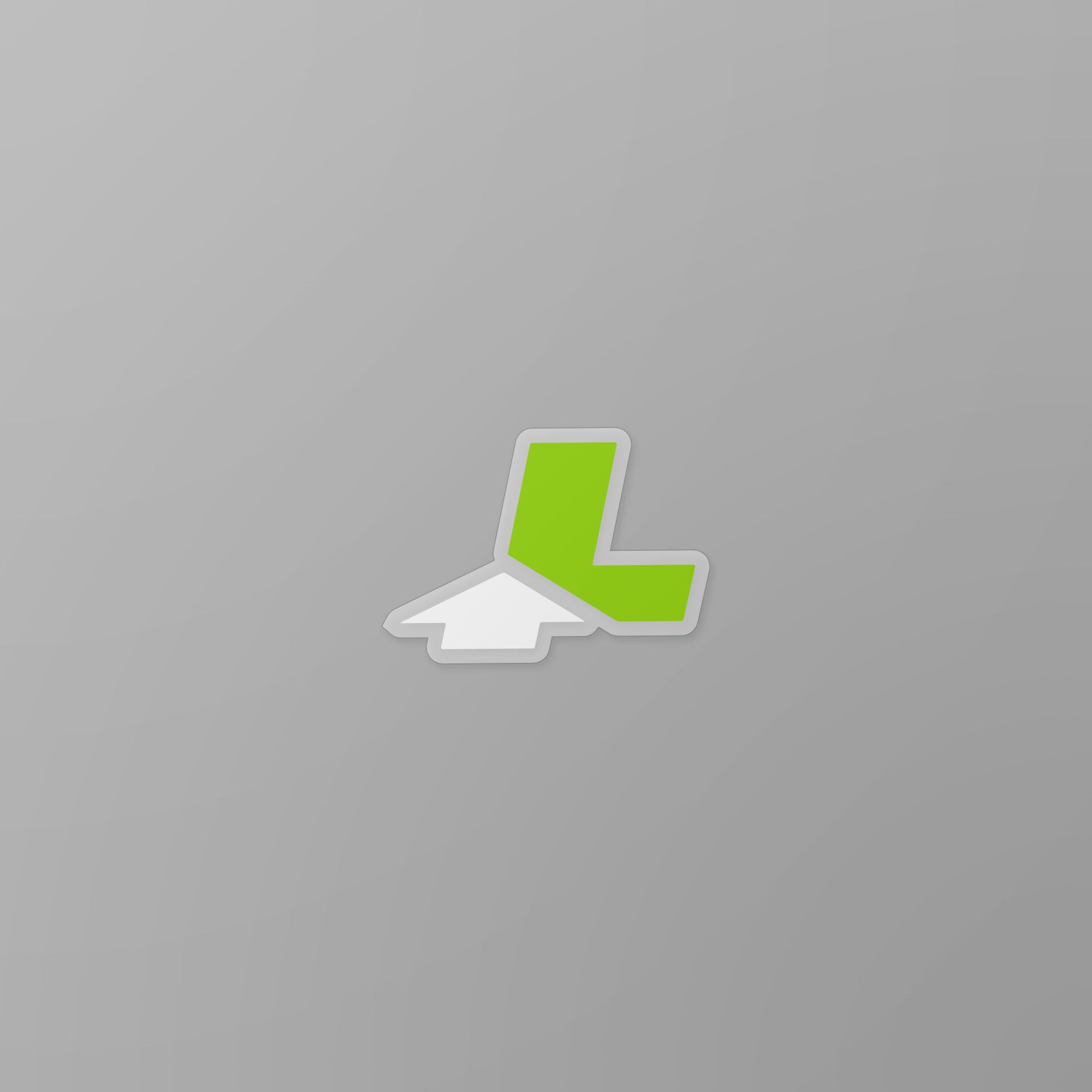 LIFT ICON STICKER GRN - PREPACKED