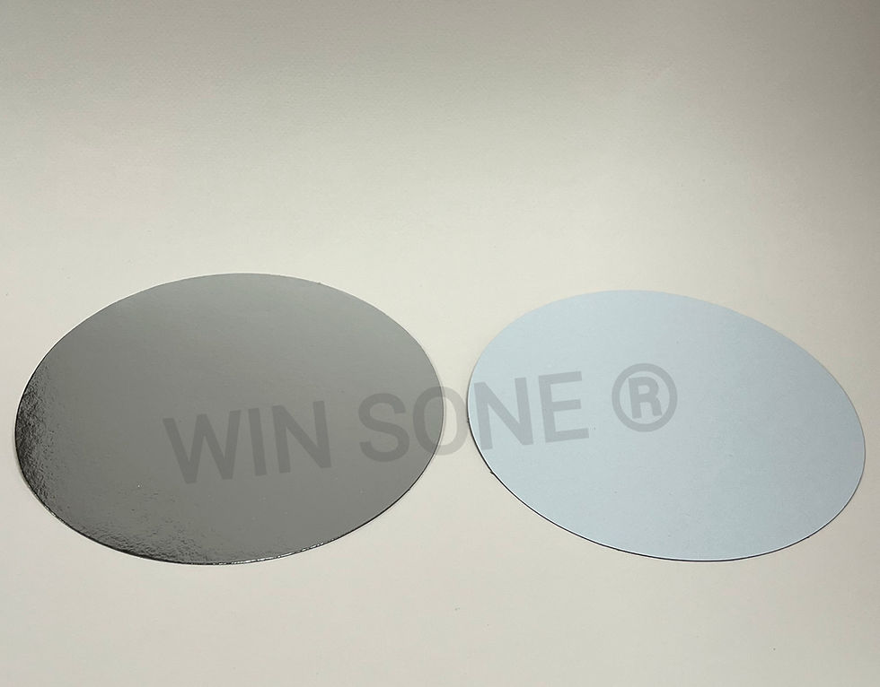9" ROUND BOARD LID LAMINATED WHITE FOR CS9R PAN