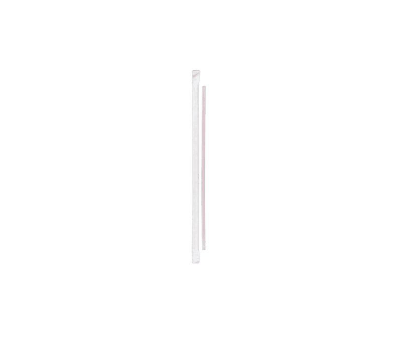 GIANT STRAW CLEAR_ 10.25IN BOXED PAPER WRAPPED___