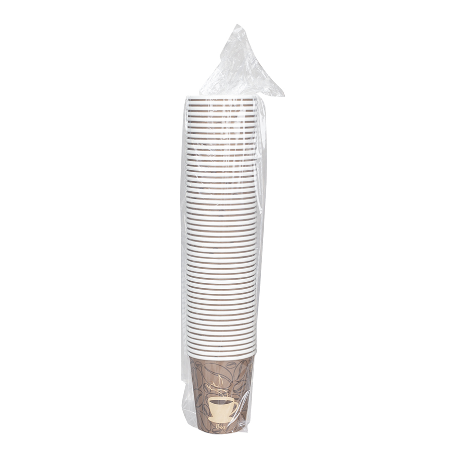 HOT CUP 6-OZ SW__ PAPER COFFEE STOCK PRINT 74MM_