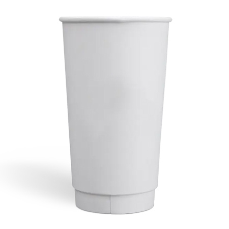 HOT CUP 20-OZ DW__ PAPER WHITE DOUBLE WALL 93MM__