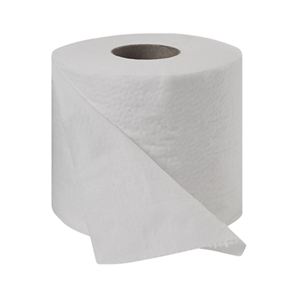 BATH TISSUE PK#4 160 SHEETS 2-PLY VIRGIN PPR WH